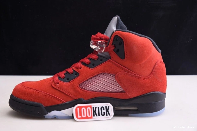 1st Kicks Shoes Retro Raging Red Bulls 5 Jordan (2021) DD0587-600 0816